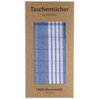7 Stofftaschentücher für Herren - farbig