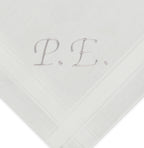 Individuell besticktes 3er Set Taschentücher | verschiedene Designs | 3 Monogramm-Taschentücher mit Wunschbestickung
