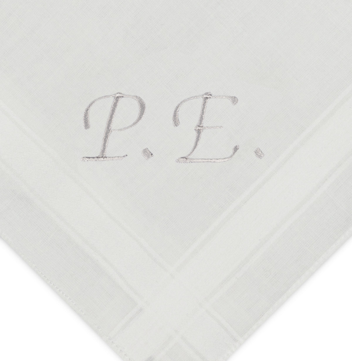 Individuell besticktes 3er Set Taschentücher | verschiedene Designs | 3 Monogramm-Taschentücher mit Wunschbestickung