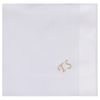 Individuell besticktes 3er Set Taschentücher | verschiedene Designs | 3 Monogramm-Taschentücher mit Wunschbestickung