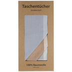 6 Stofftaschentücher für Herren - fein kariert