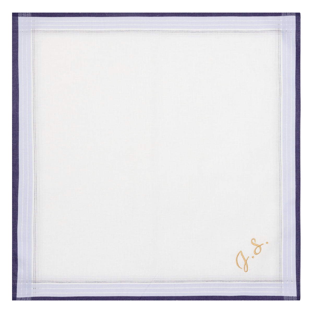 Individuell besticktes 3er Set Taschentücher | verschiedene Designs | 3 Monogramm-Taschentücher mit Wunschbestickung
