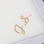 Individuell besticktes 3er Set Taschentücher | verschiedene Designs | 3 Monogramm-Taschentücher mit Wunschbestickung