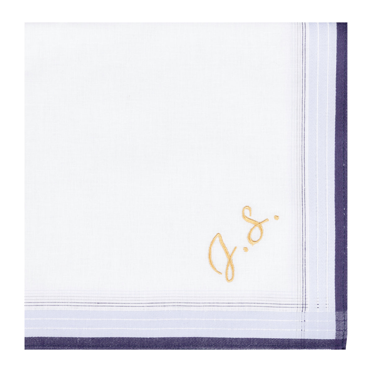 Individuell besticktes 3er Set Taschentücher | verschiedene Designs | 3 Monogramm-Taschentücher mit Wunschbestickung