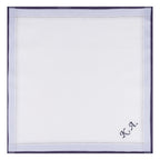 Individuell besticktes 3er Set Taschentücher | verschiedene Designs | 3 Monogramm-Taschentücher mit Wunschbestickung
