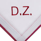 Individuell besticktes 3er Set Taschentücher | verschiedene Designs | 3 Monogramm-Taschentücher mit Wunschbestickung