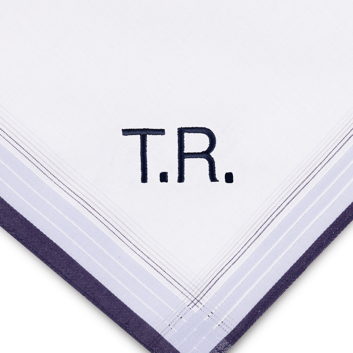 Individuell besticktes 3er Set Taschentücher | verschiedene Designs | 3 Monogramm-Taschentücher mit Wunschbestickung