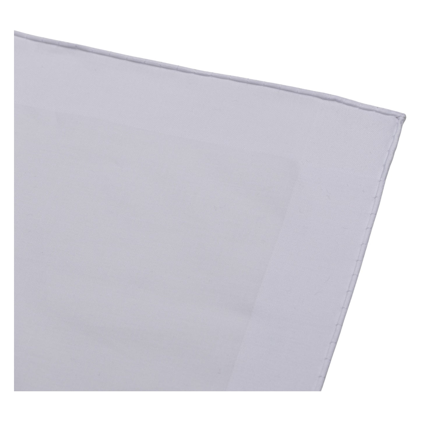 2 handrollierte Stofftaschentücher für Herren in weiß - STUCO