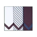 3er Set Geschenkbox | Herren-Stofftaschentücher | 43x43cm